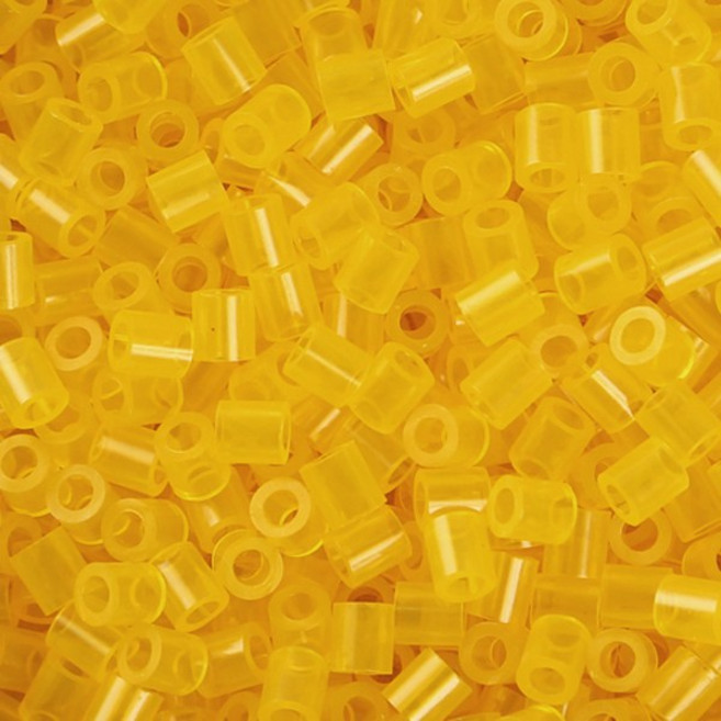 컬러비즈 펄러비즈 리필 5mm/50g 부자재 패키지 완벽구성, [선택1]컬러비즈_43-투명노랑/5mm_50g