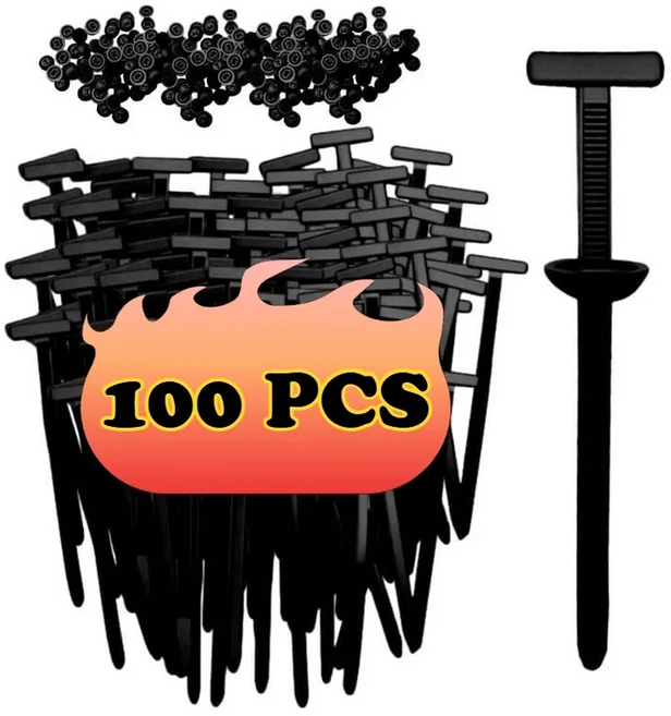 셀프 나일론 케이블 푸시 클립 와이어 릴리즈 지퍼 스트랩 자동차 파이프 고정기 번들 고정 바인딩, CHINA