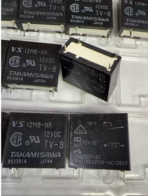 TAKIMISAWA 繼電器 VS-12MB-NR-TV-8 12VDC, 1個