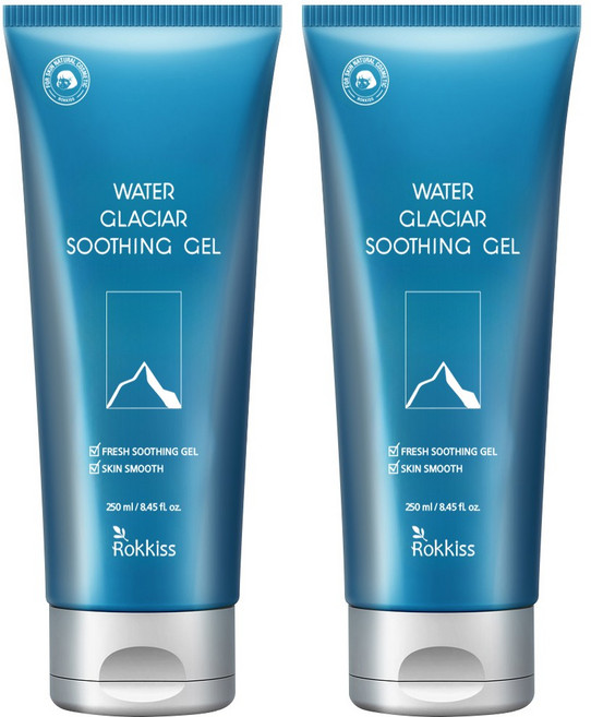 록키스 워터밤 빙하수 수딩젤, 250ml, 2개
