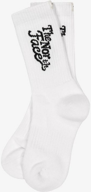노스페이스 THE NORTH FACE NY4MS01N 화이트라벨 레터링 삭스 WHITE 184099