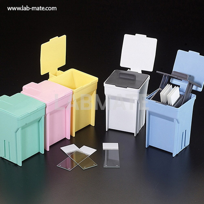 HSI-M900-12B 12G 12P 12W 12Y HSI-M906 이지딥 스테인자 Easy Dip Slide Staining System SIMPORT, HSI-M900-12W White, 1개