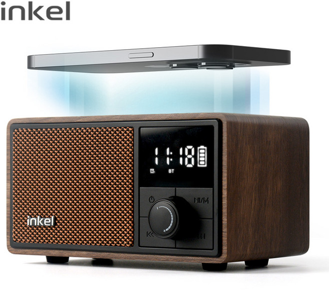 인켈 15W고속무선충전 블루투스 스피커 라디오 SOUL