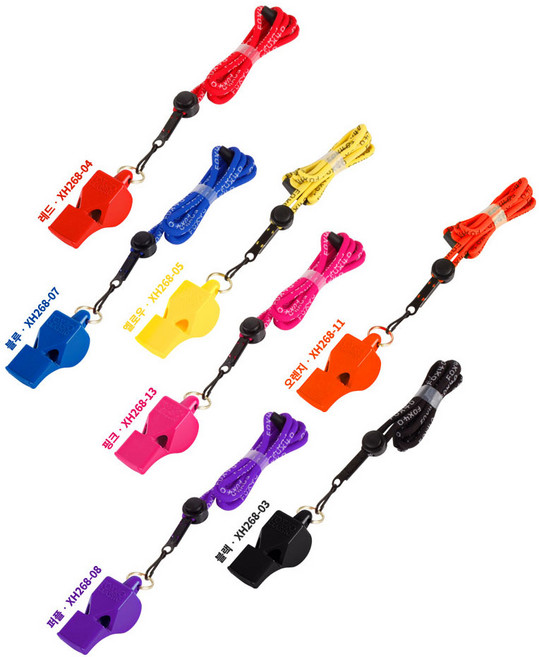 폭스호각 클래식 호각 호루라기 휘슬 심판 XH268K, 블루, 1개