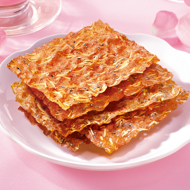 快車肉乾 芝麻杏仁香脆肉紙, 145g, 1個