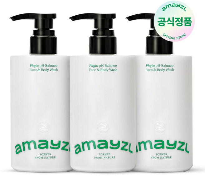 어메이즐 피토 pH 밸런스 페이스&바디 워시 500ML 3개