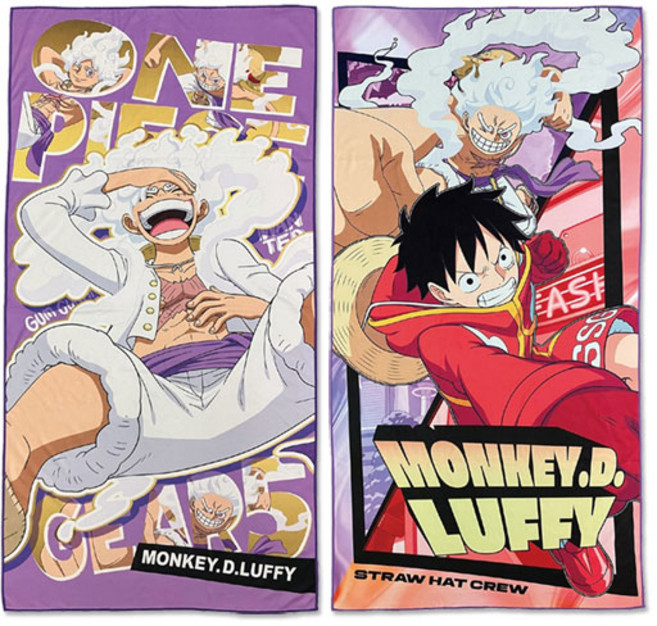 ONE PIECE 航海王 魯夫造型毛巾, A款.魯夫款, 1個