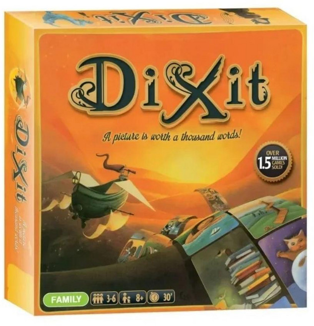 씽크토이 딕싯 Dixit 보드게임 1세트 가족 파티 어린이 학생 추리 카드게임XQ-P, 1개