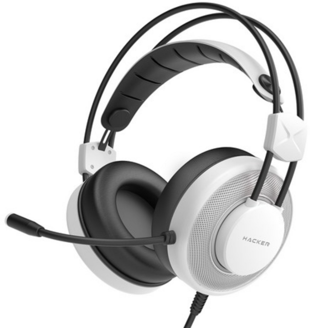 앱코 스테레오 초경랑 어학용 게이밍 헤드셋, 화이트, N- 800 Lite