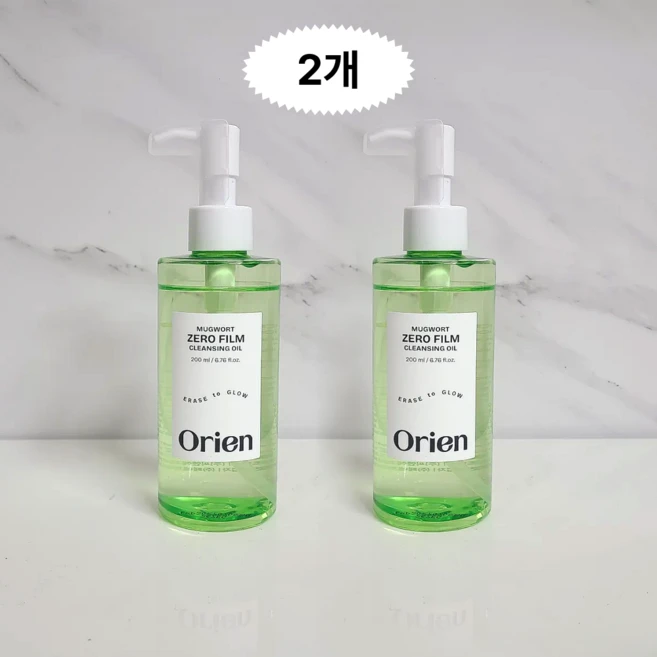 오리엔 머그워트 제로 필름 클렌징오일 200ml, 2개 - 쿠팡