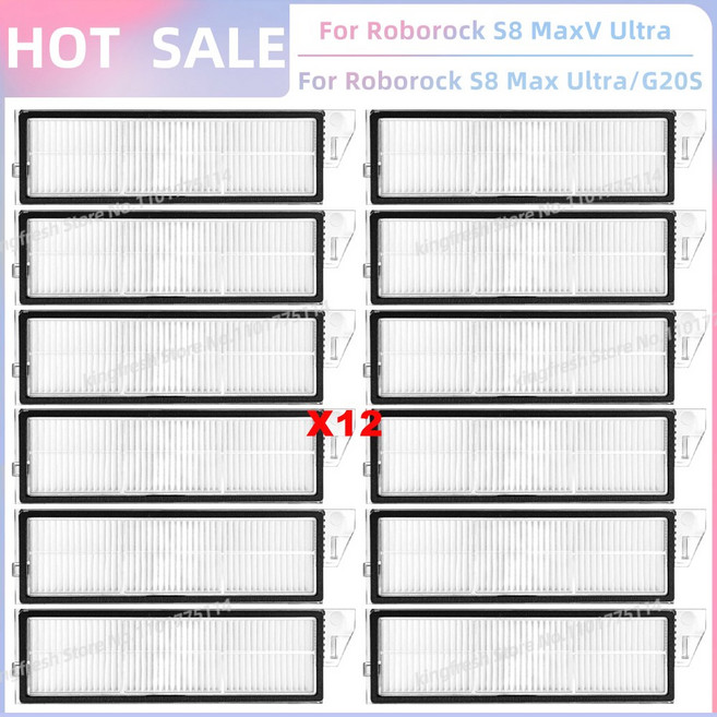 roborock 호환 S8 MaxV Ultra Max G20S 교체 부품 액세서리 메인 롤러 사이드 브러시 Hepa 필터 걸레 먼지 봉투