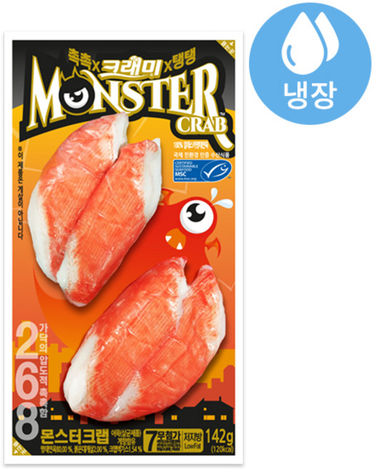 한성 몬스터크랩, 142g, 1개