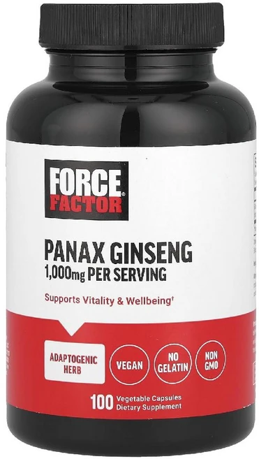 포스팩터 파낙스진생 인삼추출물 1000mg 100캡슐 PanaxGinseng, 1개, 100정 - 쿠팡