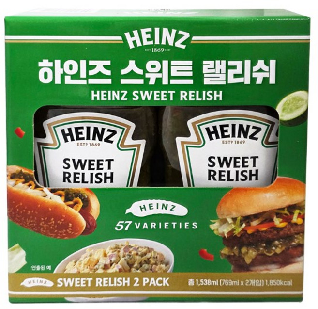 하인즈 스위트 랠리쉬 769ml x 2개/트레이더스 핫도그소스, 2개
