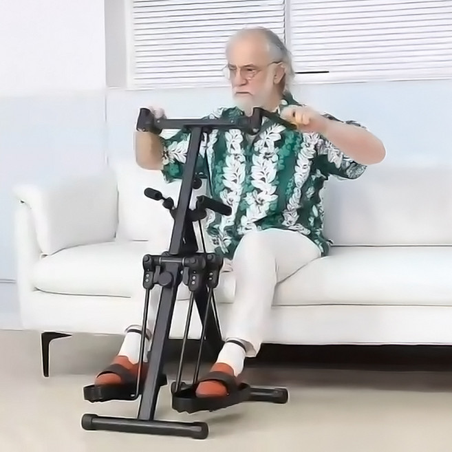 호호케어 핸들 에어 워커 멀티운동기 어르신 노인 노약자 홈트용 실내운동기, HC-01