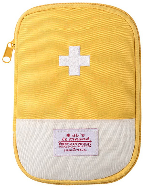 디모어 휴대용 여행 약 구급 가방 파우치 2종 세트