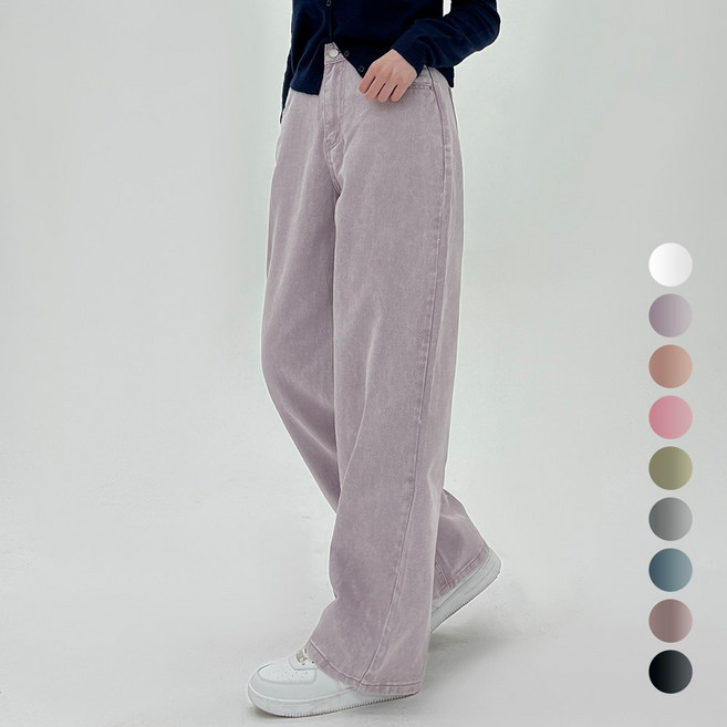 코모도 여성 와이드 면바지 9컬러 ( 2단기장 )
