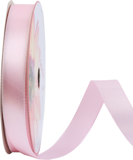 노크원 선물포장리본 공단리본 15mm x 11.2M, 38 연핑크