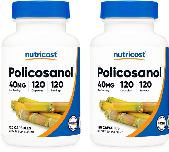 뉴트리코스트 폴리코사놀 40mg 120캡슐, 120정, 2개