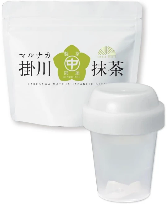 100% 차처 가케가와의 나카무라 향록원 마루나카 가케가와 말차&셰이커, 1개, 1개입, 60g - 쿠팡