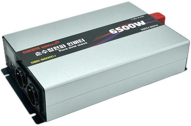 지비엔텍 한국형 차량용 순수 정현파 인버터 220V/60Hz, 6.5kw 신형 인버터, 12V, 1개