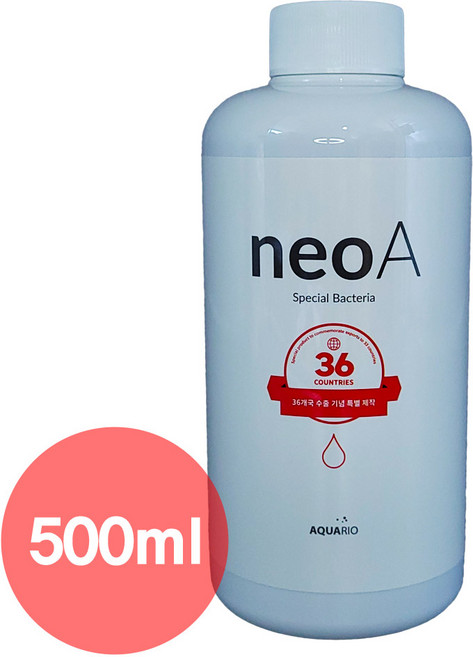네오 A 500ml 관상어 스페셜 박테리아제 암모니아 질산염 인산염 제거 물멍법인몰 수족관용품, 1세트