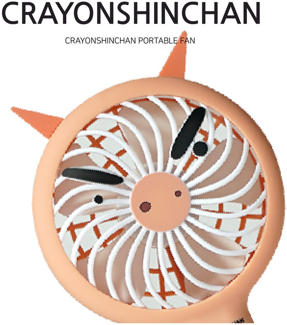 짱구는 못말려 정품 짱구 선풍기, 부리부리대마왕