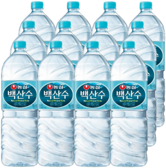 농심 백산수 백두산물 가정용생수배달, 24개, 2L
