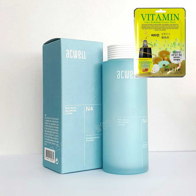 아크웰 리얼 아쿠아 밸런싱 로션+랜덤마스크팩1매증정, 1개, 140ml