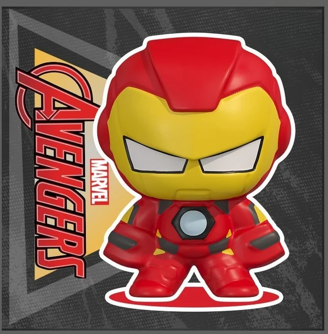 올스토어 새로운 마블 스파이더 맨 캡틴 아메리카 팬더 헐크 만화 입상 모델 에이 티브 스트레스 릴리프 장, 06 Iron Man