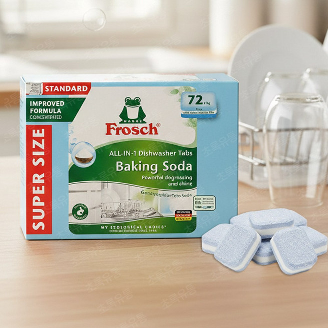 프로쉬 식기세척기세제 20g x 64개 올인원, 1.28kg, 1개