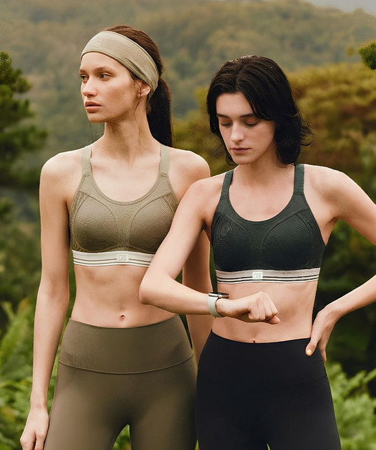 COMFORTLAB 하이서포트 쿨러닝 스포츠브라(후크형) 2종