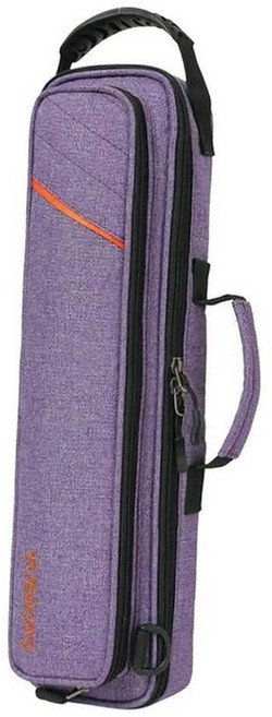 플루트 가방 휴대용 방수 천 악기 배낭, 1개, 2. 보라색