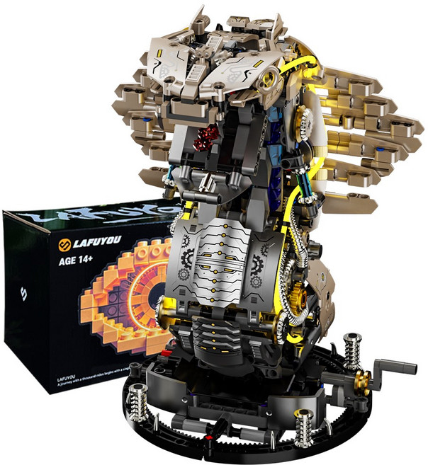 라푸유 킹코브라 MOC블록 움직이는 왕코브라 피규어 프라모델 cobra 모형 어른장난감 주말생활 블록선물 MOC블럭, No.13095+파워세트, 1개