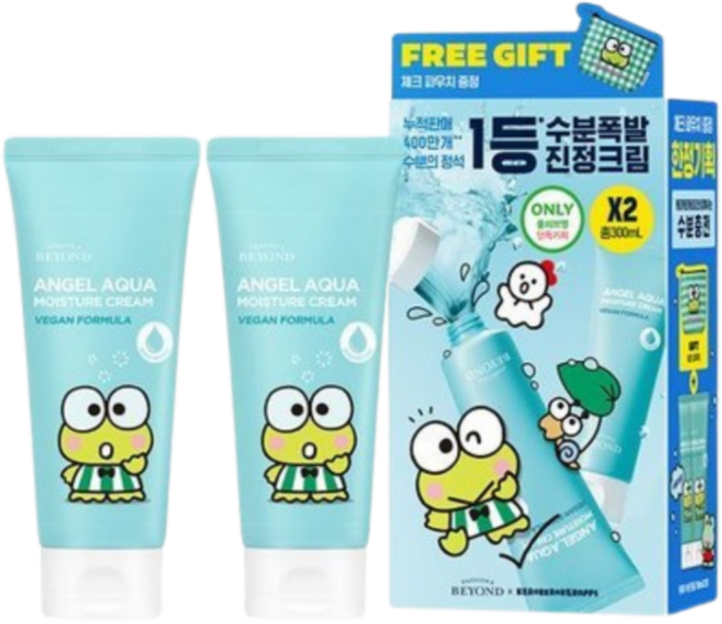 비욘드 엔젤아쿠아 수분진정크림 150ml 더블기획, 2개