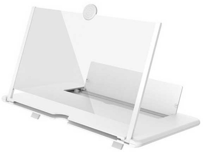 스마트폰 스크린 확대기 12인치, 00_A타입 12인치 확대경(화이트), 2개