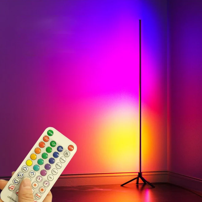 크레이지스틱 뮤직반응 RGB 장스탠드 감성 네온 조명 게이밍조명, 블랙 - 쿠팡