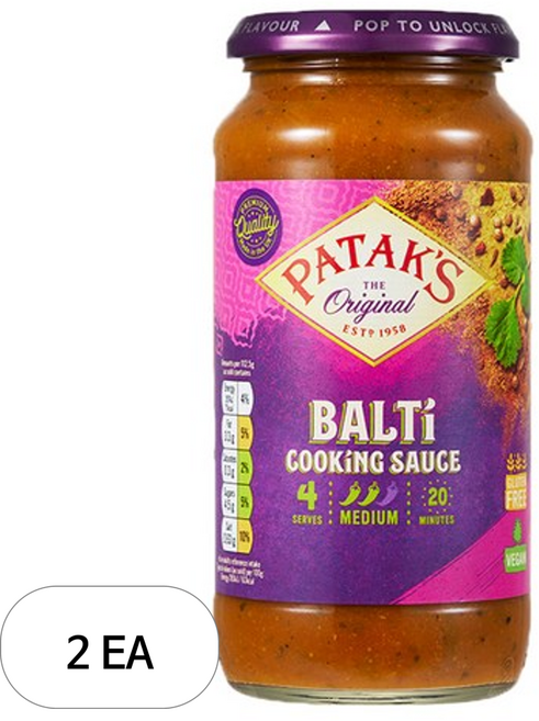 파탁스 발티 소스, 450g, 2개
