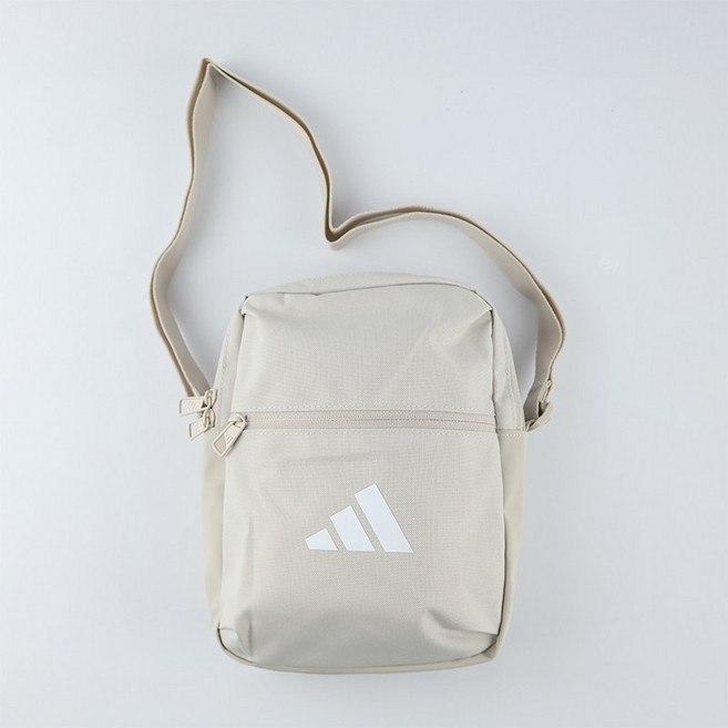 아디다스 에센셜 오거나이저 숄더백 베이지