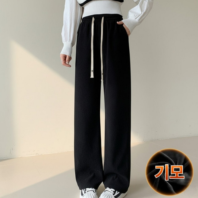 드샤이 기모 코듀로이 팬츠 밴딩 와이드