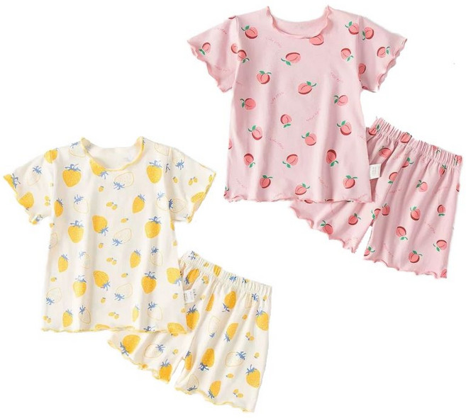 1+1 여아 냉감 상하복 잠옷 파자마 실내복 홈웨어