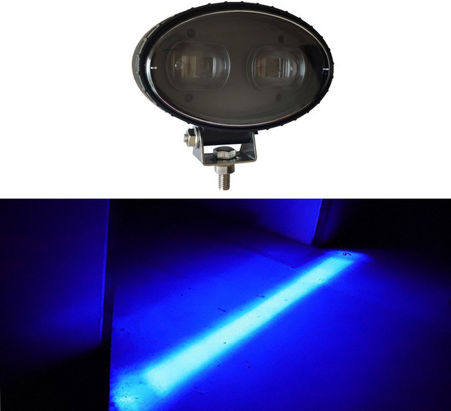 선 빔 블루 차선 경계선 지게차 보행자, 12 2매강광 블루라이트 일자광1마리10-80V