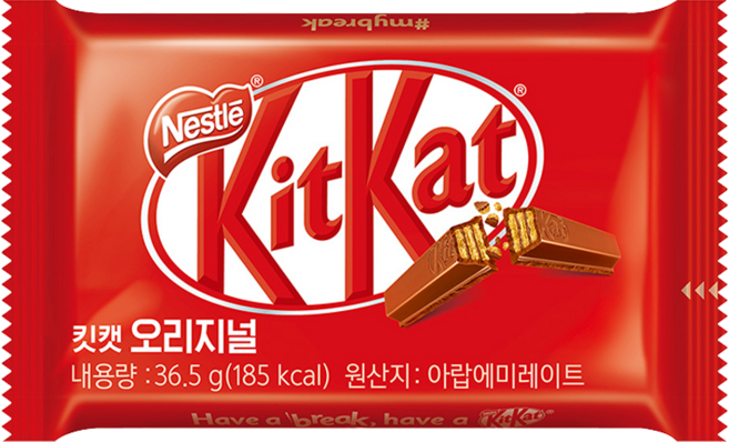 네슬레 킷캣 4핑거, 36.5g, 48개