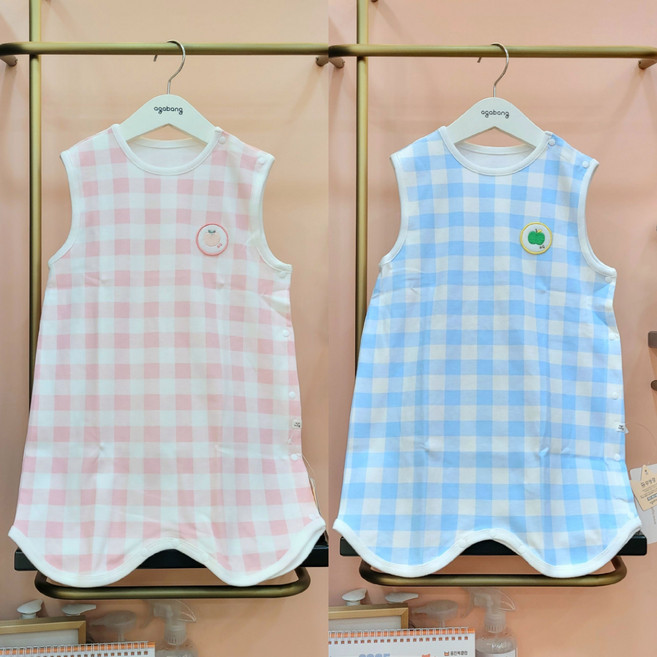 아가방 수면조끼 후르츠수면조끼 신생아 백일 조카 아기옷 S1