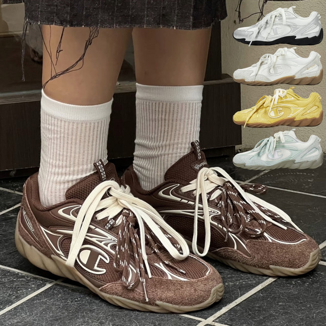 챔피온 로체스터 스웨이드 여성 데일리 운동화 브라운 실버 화이트 옐로우 5컬러