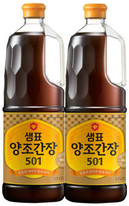 샘표 양조간장501 1.7L 2개