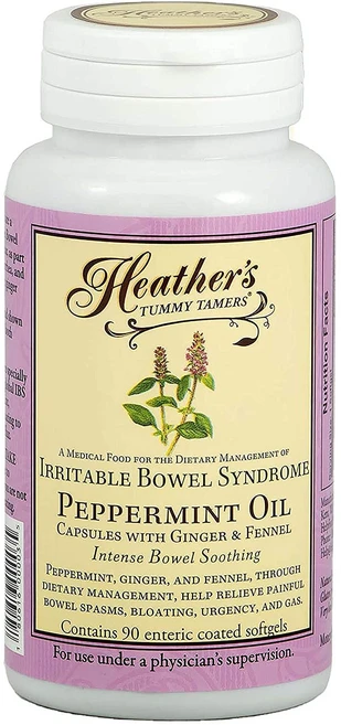 헤더스터미케어 페퍼민트 오일 엔터릭 코티드 소프트젤, 90정, 1개 - 쿠팡