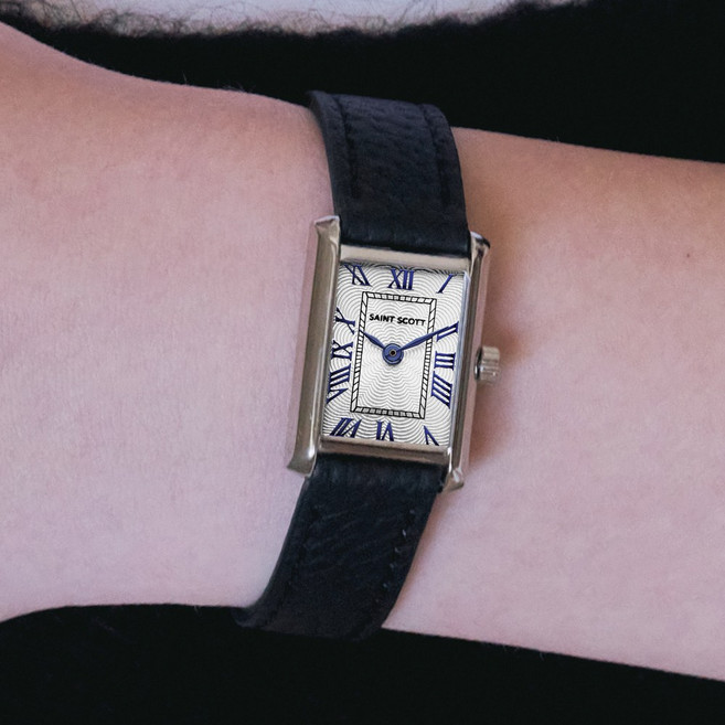 [세인트스코트] 센느 스틸 손목 시계 + 쇼핑백 + 디버클옵션 / ST9112