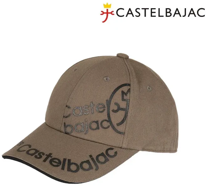 까스텔바작 남성 가을 레터링 로고 캡BGDFGC002kh_US, 1개, 카키