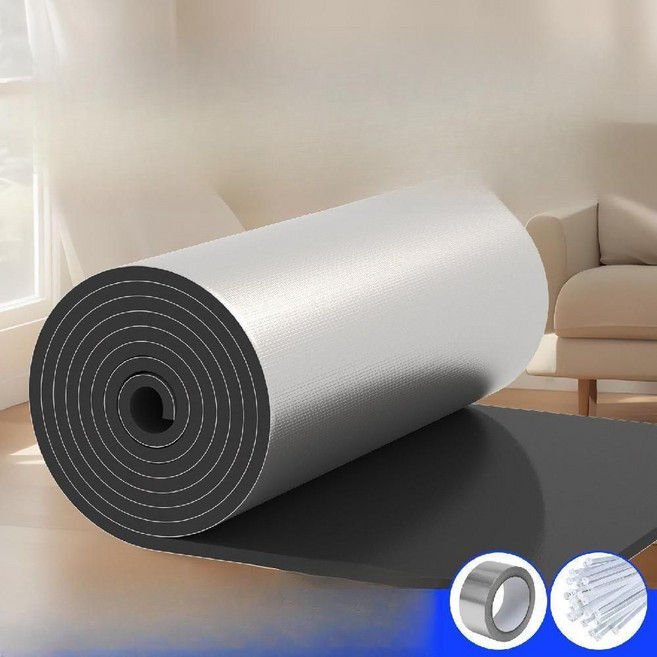 은박 단열재 알루미늄 건축 시트 절연 유리솜 외벽 보온재 열반사 욕실 접착식 방수, 15. 흰색10mm5(자체접착)